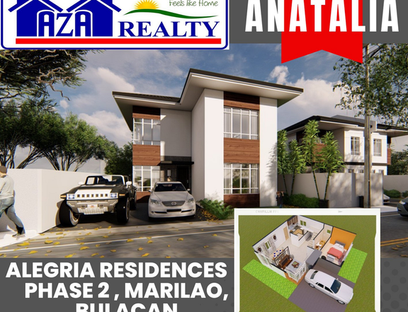 Anatalia 4BR Single Detached in Alegria Residences Marilao Bulacan