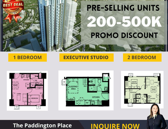 Rent to Own NO Downpayment 20k Monthly Edsa Shaw The Paddington Place