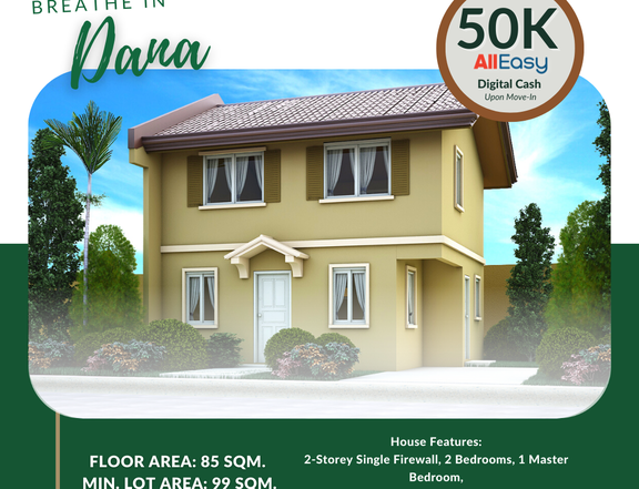 Dana NRFO House and Lot in Sto. Tomas, Batangas