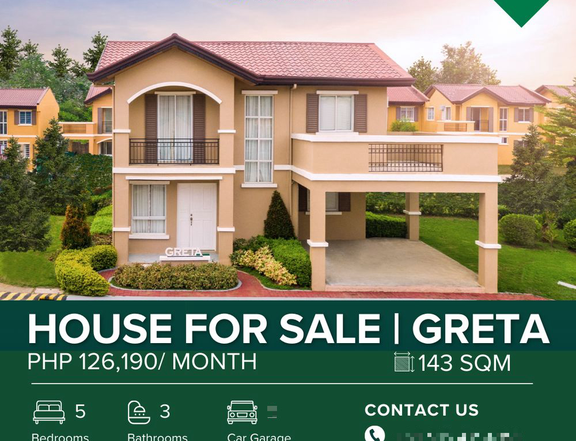 143 Sqm House For Sale: Greta RFO in Camella Baliwag