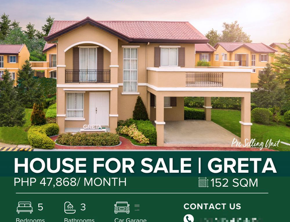 House For Sale in Subic Zambales: GRETA NRFO in Camella Subic Alta