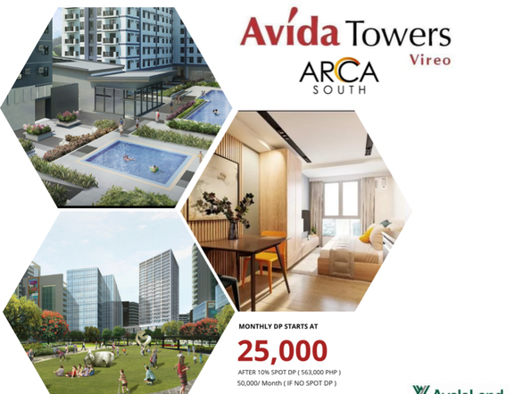 Condo for Sale in Vireo Towers Arca South Taguig