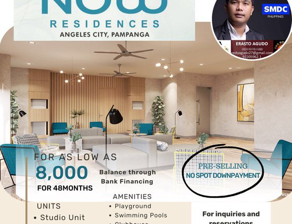 24.41 sqm 1-bedroom Condo For Sale in Angeles Pampanga