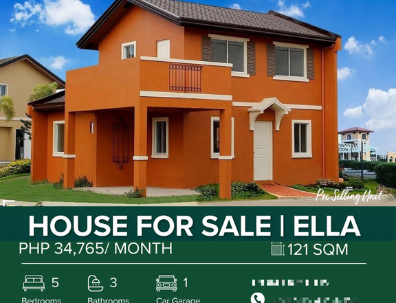 121 Sqm House For Sale: ELLA Model NRFO in Camella Subic Alta