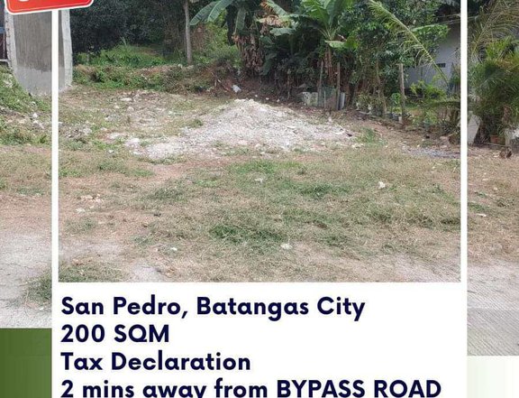 200 sqm Raw Land For Sale in Batangas City Batangas