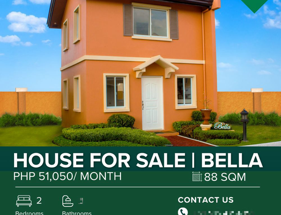 88 sqm House For Sale: Bella RFO in Camella Baliwag