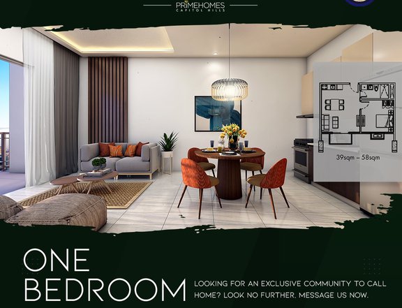40.00 sqm 1-bedroom Condo For Sale in Quezon City / QC Metro Manila