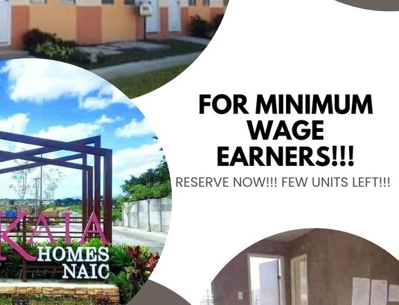 Preselling Rowhouse For Sale in KAIA PLUS HOMES Naic Cavite