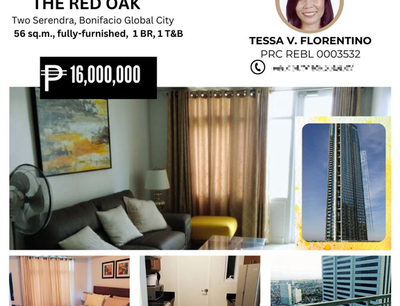 Furnished condo units for sale in Two Serendra BGC Taguig City