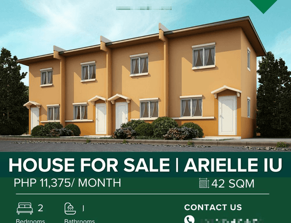 42 Sqm House For Sale: Arielle IU NRFO in Camella Baliwag