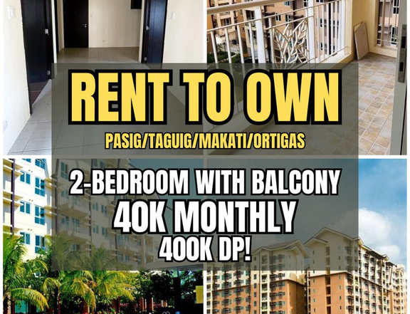 2BR with Balcony Condo For Sale in Rochester Pasig Rent to Own near Bgc Taguig Makati Ortigas