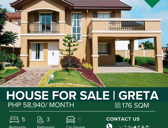 176 Sqm House For Sale: Greta NRFO in Camella Baliwag