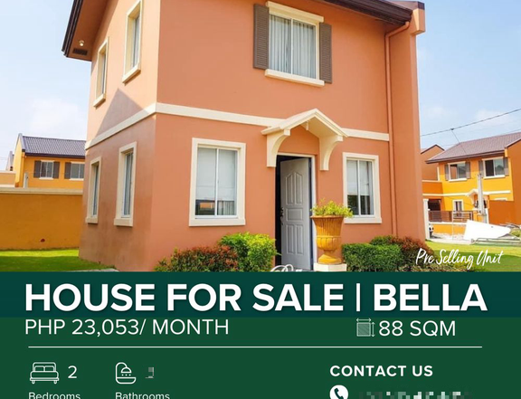 88 Sqm House For Sale: BELLA Model NRFO in Camella Subic Alta