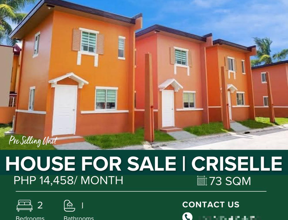 73 Sqm House For Sale: CRISELLE Model NRFO in Camella Subic Alta