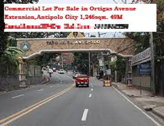 I'm Selling Commercial Lot in Along Ortigas Avenue Extension,Antipolo City