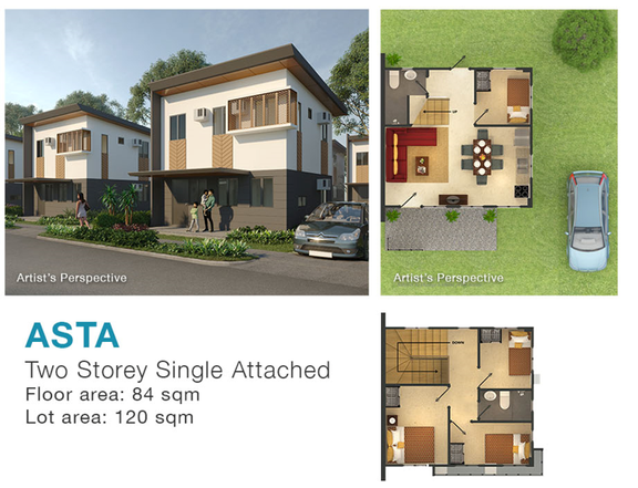 4-bedroom 2storey Single Attached House For Sale in Compostela Cebu