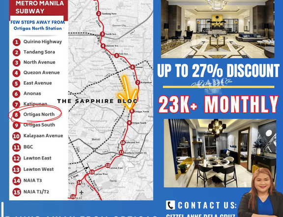 Affordable Pre-Selling 1BR Condo for sale in Pasig Low Monthly Payment at The Sapphire Bloc