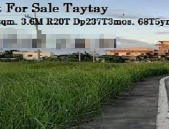 Im Selling Residential Lot in Taytay Rizal,Near Tiangge