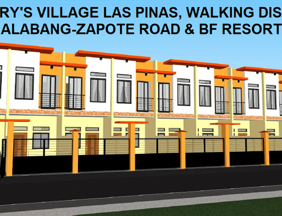 COMPLETE TURNOVER 2-BEDROOM TOWNHOUSE IN ST. MARY'S VILLAGE LAS PINAS