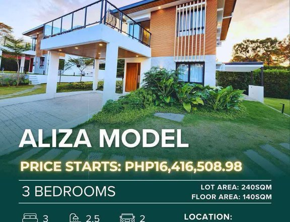 Furnished 3-bedroom Single Attached Aliza Model For Sale in Victoria South of Alabang Muntinlupa