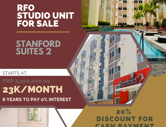 Stanford Suites 2 18sqm RFO Condo in Silang Cavite