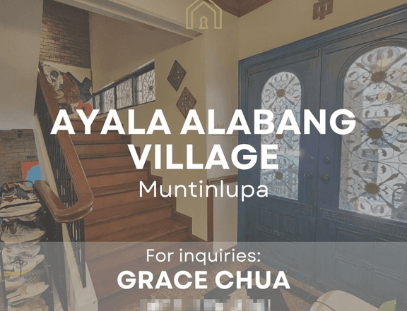 Ayala Alabang Village 6BR House and Lot For Sale