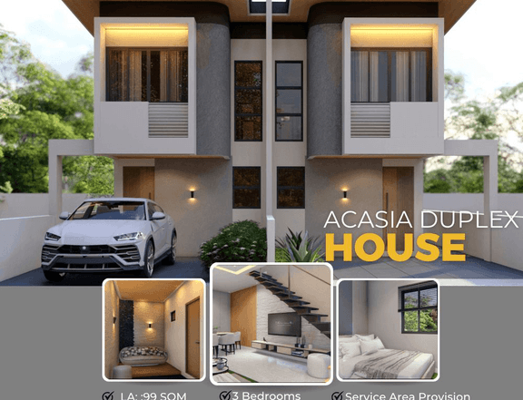 PRE SELLING DUPLEX FOR SALE IN ACASIA STREET TOWN AND COUNTRY HEIGTS ANTIPOLO RIZAL