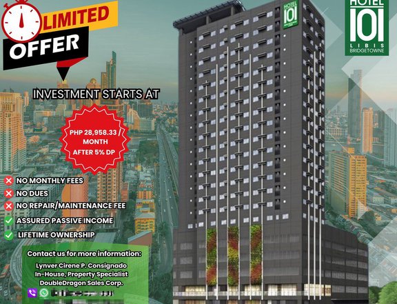 Hotel Unit For Sale In Quezon City Metro Manila
