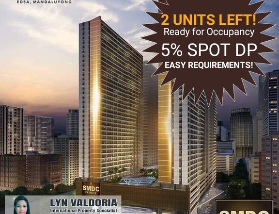 Ready for Occupancy Condo in EDSA-Mandaluyong