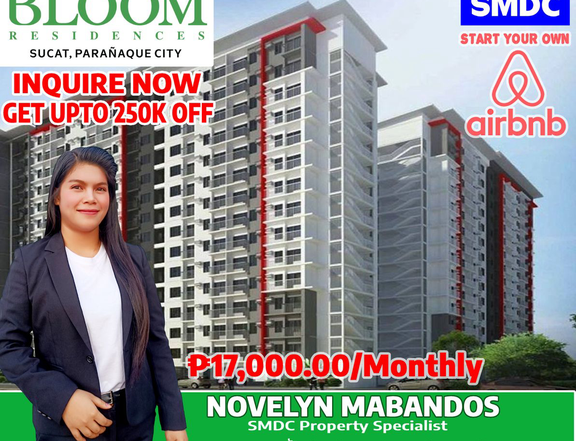 SMDC Bloom Residences Exclusive condo in Sucat
