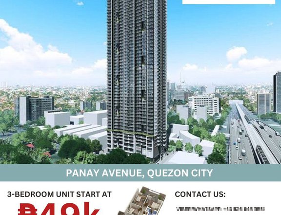 Pre-selling 84.50 sqm 3-bedroom Condo For Sale in Quezon City / QC