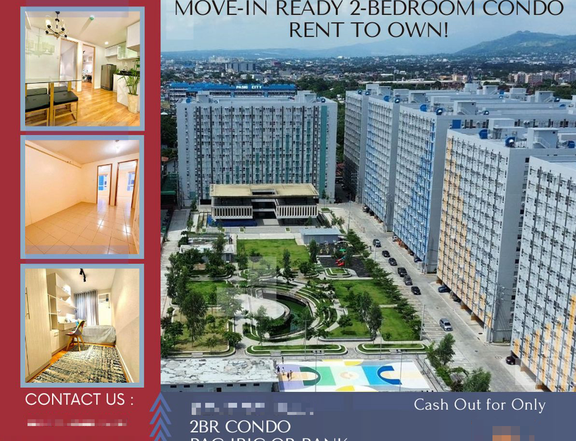 RFO 2BR-Condo for Sale in Ortigas  for only Php 10K Cash Out thru Pag-ibig and Bank Financing