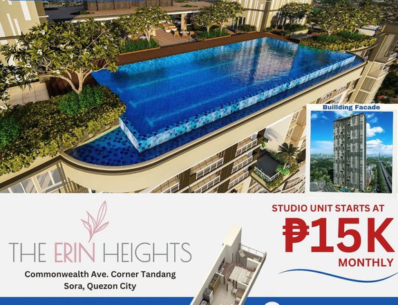 Modern Tropical Themed Studio Condo for Sale in Quezon City