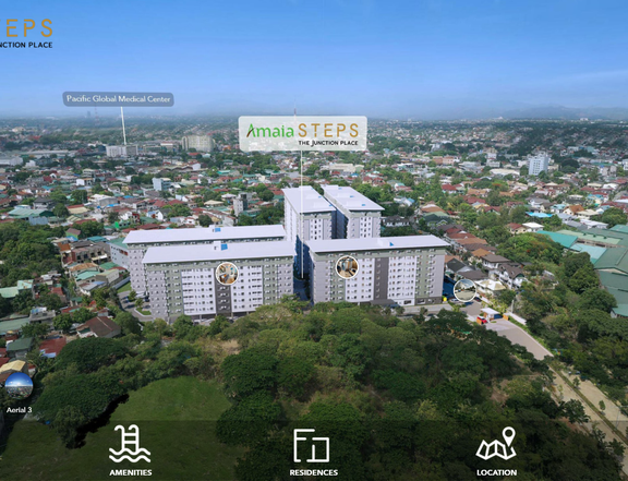 Studio Condo in Amaia Steps The Junction Place, Tandang Sora QC