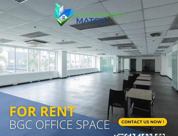 Affordable BGC Office for Rent/Lease 100 sqm Bonifacio High Street