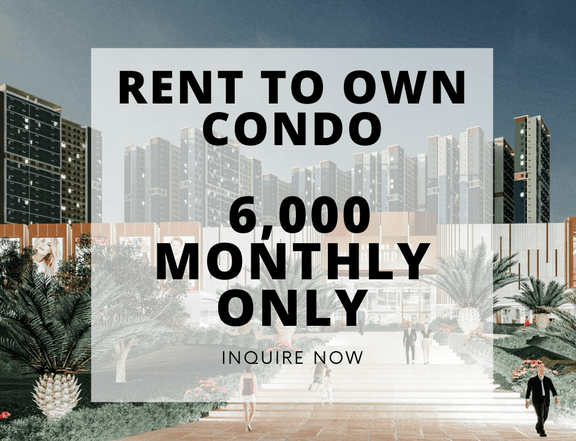 Rush 6,000 Rent to Own Condo Studio 1Br 2Bedroom For sale Pasig Cainta