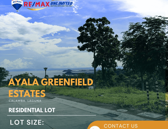 residential lot in Ayala Greenfield Estates. An Ayala Land Premier.