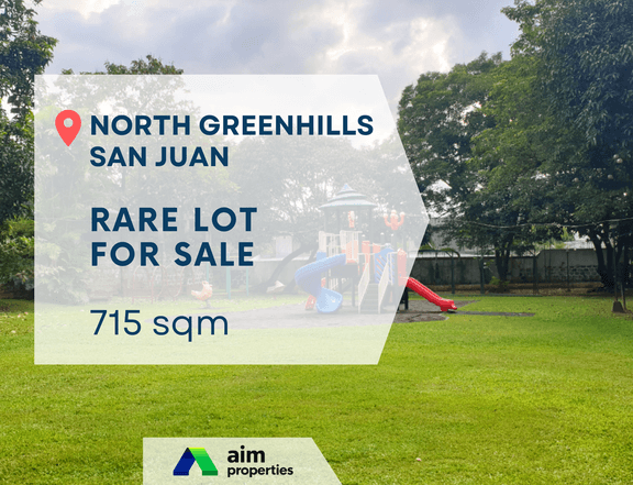 SUPER RARE and HOT LISTING Residential Lot For Sale in North Greenhills San Juan Metro Manila