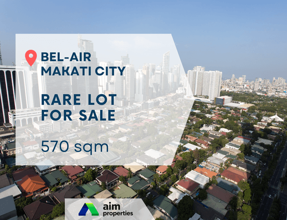 RARE Vacant Lot For Sale in Bel-Air Makati Metro Manila