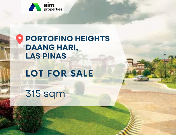 Prime Residential Lots at Portofino Heights For Sale in Las Pinas Metro Manila