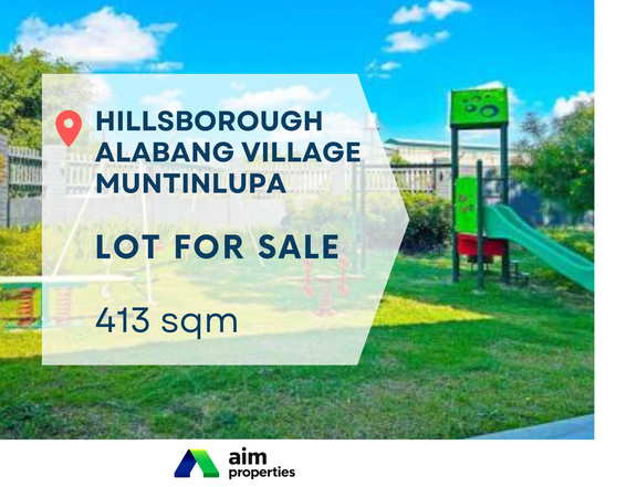 Residential Vacant Lot For Sale in Hillsborough Village Alabang Muntinlupa Metro Manila