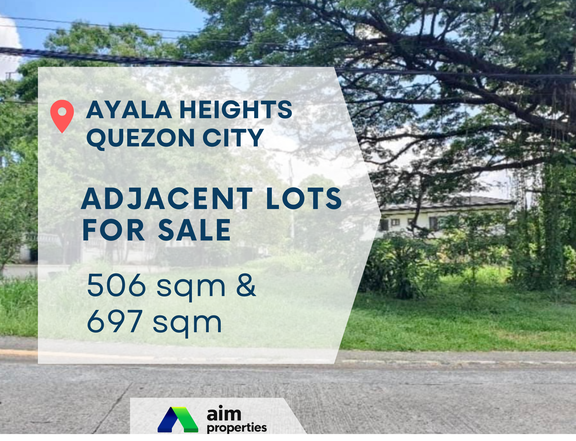 Residential Vacant Lots For Sale in Ayala Heights Quezon City / QC Metro Manila