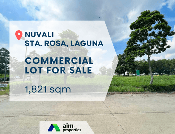 Commercial Lot for Sale in Nuvali Sta Rosa Laguna