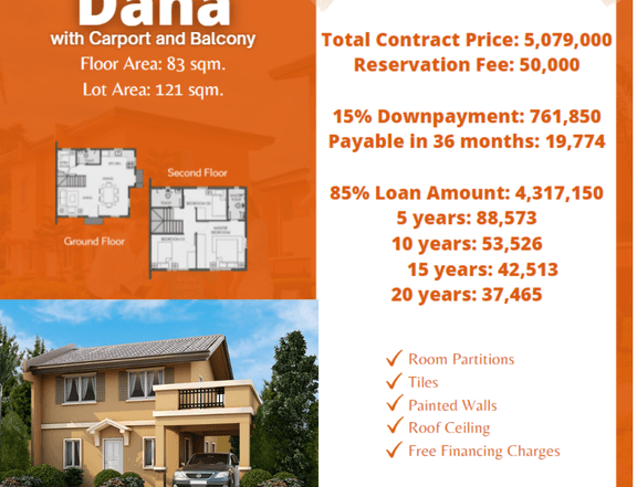 Dana- House & Lot in Tarlac ( Your Next Investment Destination)