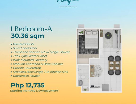 30.36 sqm 1-bedroom Condo For Sale in General Santos (Dadiangas)