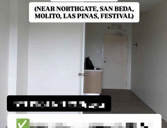 NEGOTIABLE STUDIO UNIT AMAIA STEPS ALABANG FOR RENT RENTTOOWN OPTION
