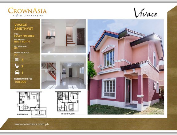 Vivace by Crown Asia | 3BR House & Lot in Imus Cavite