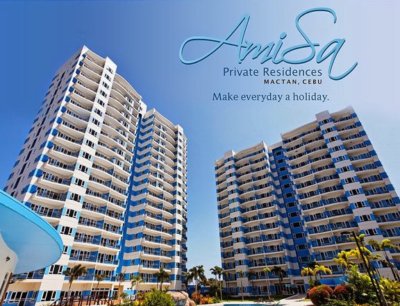 FOR SALE AMISA RESIDENCES CONDOMINIUM 9G-TOWER A WITH BALCONY IN PUNTA ENGANO LAPU-LAPU CITY