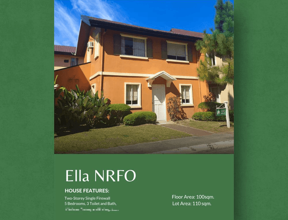 5-bedroom House and Lot For Sale in Cebu City NRFO-NEW