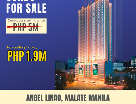 23.70 sqm Studio Condo For Sale in Malate Manila near La Salle Taft